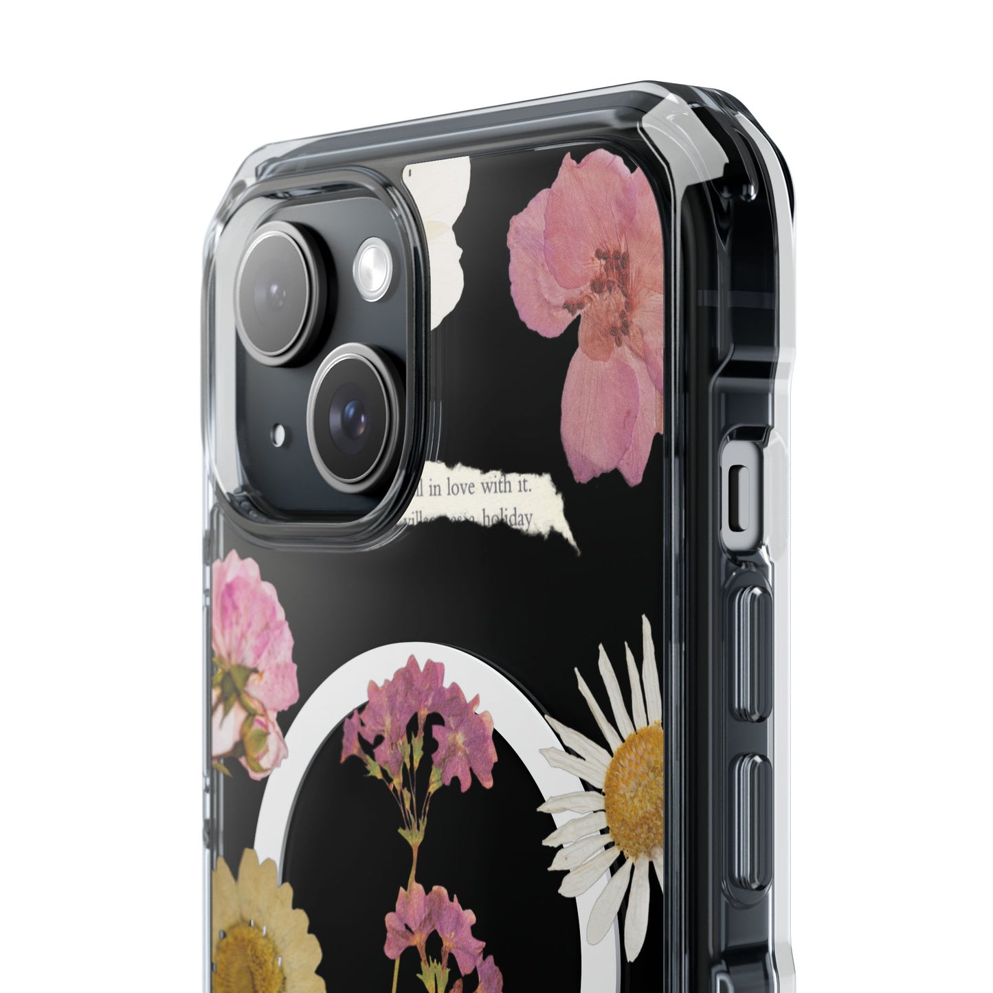 Floral Collage Clear Case