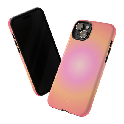 Orange Aura Tough Phone Case