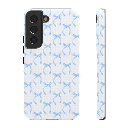 Blue Bow Tough Case