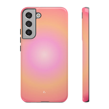 Orange Aura Tough Phone Case