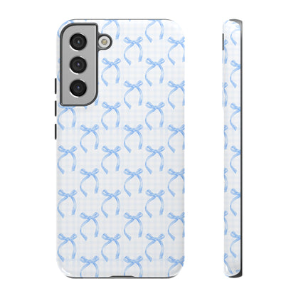 Blue Bow Tough Case