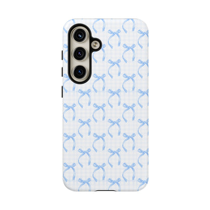 Blue Bow Tough Case