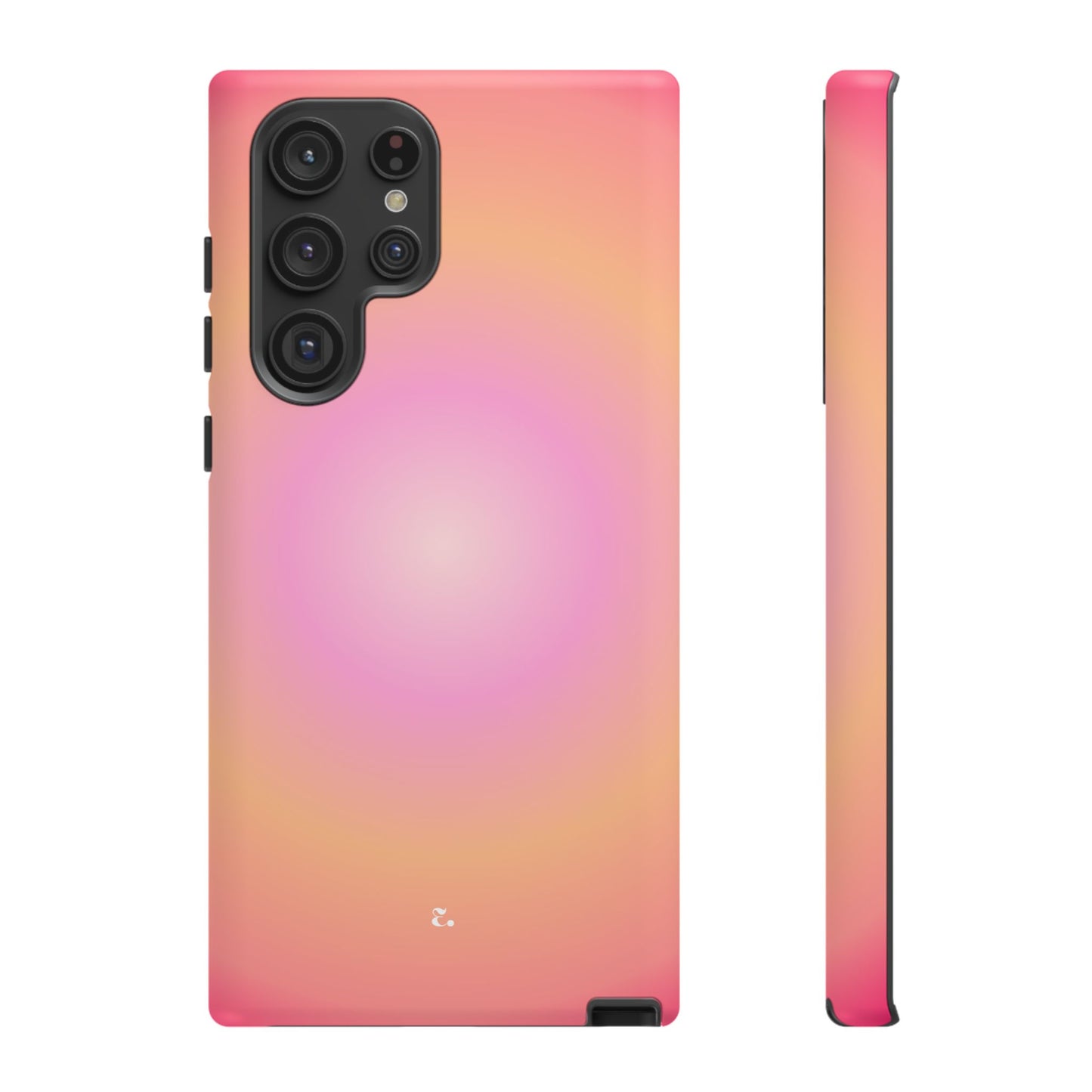 Orange Aura Tough Phone Case