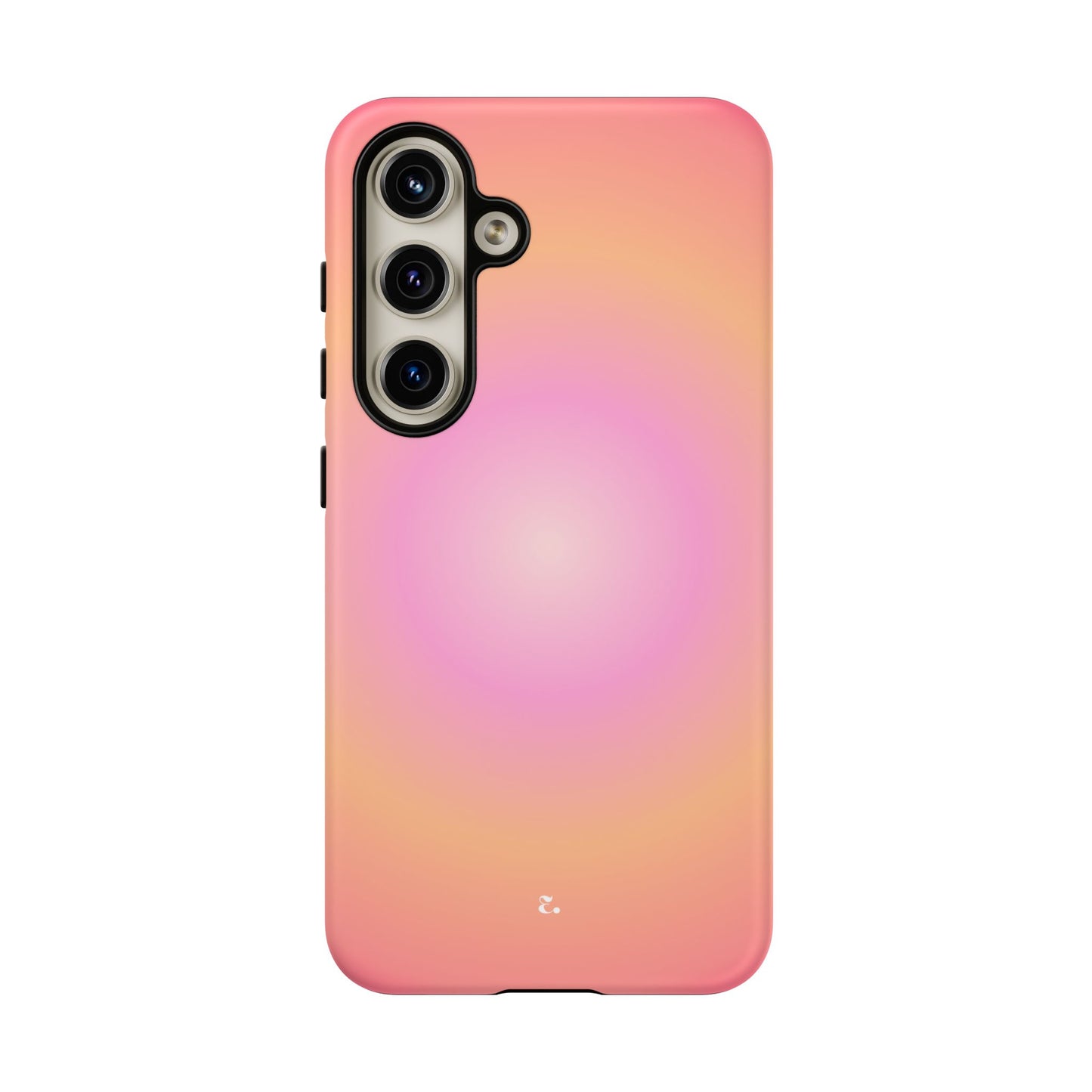 Orange Aura Tough Phone Case