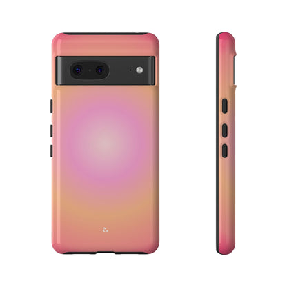 Orange Aura Tough Phone Case