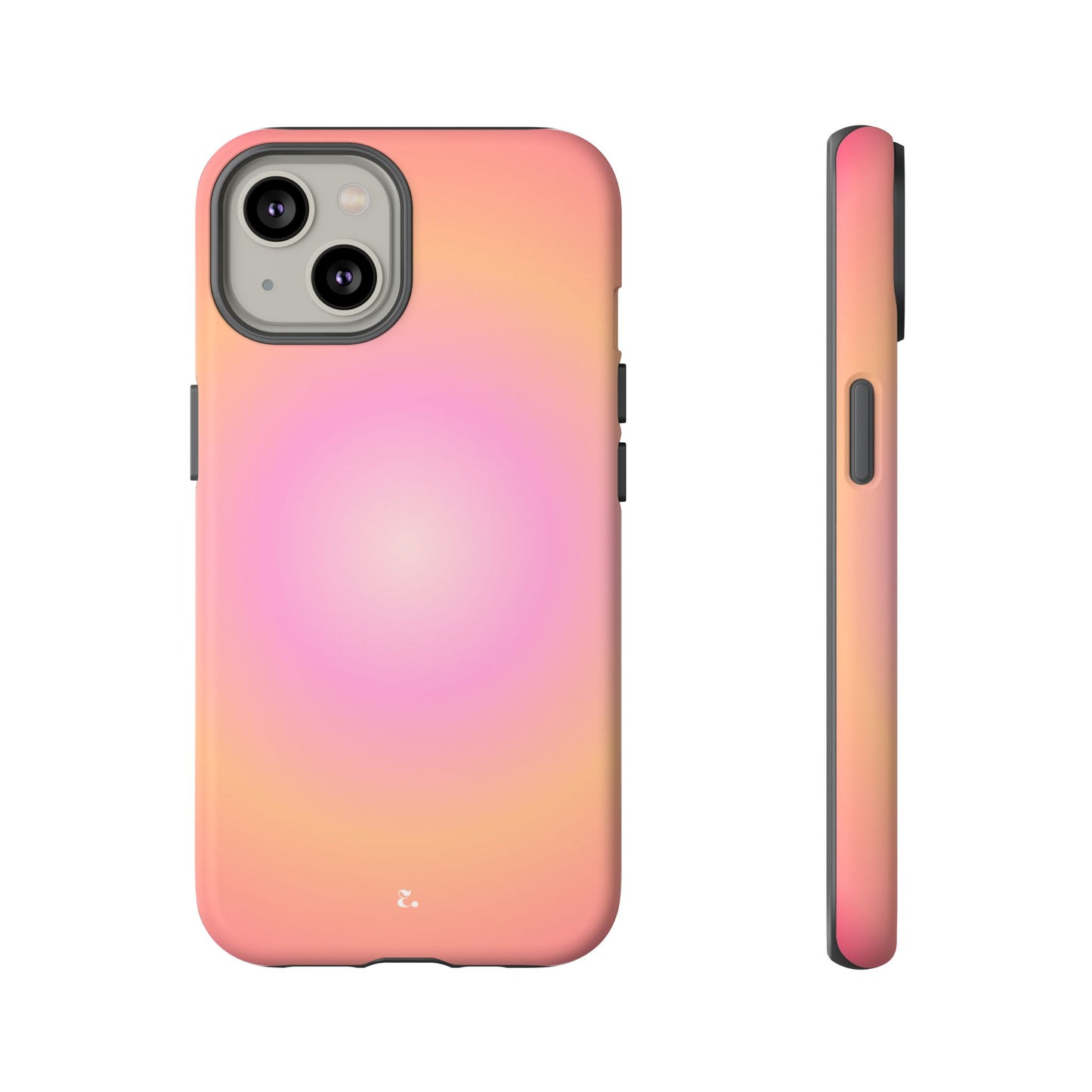 Orange Aura Tough Phone Case