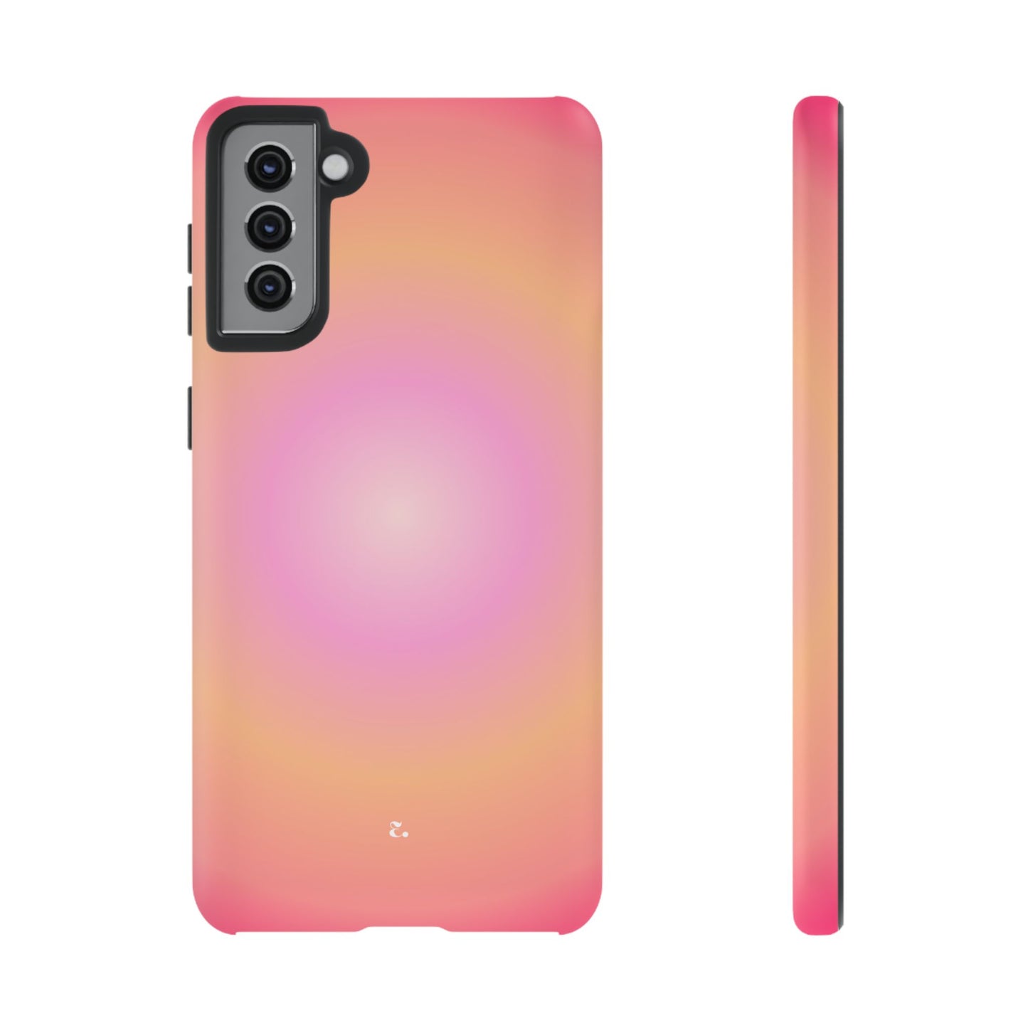 Orange Aura Tough Phone Case