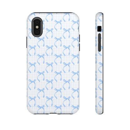 Blue Bow Tough Case