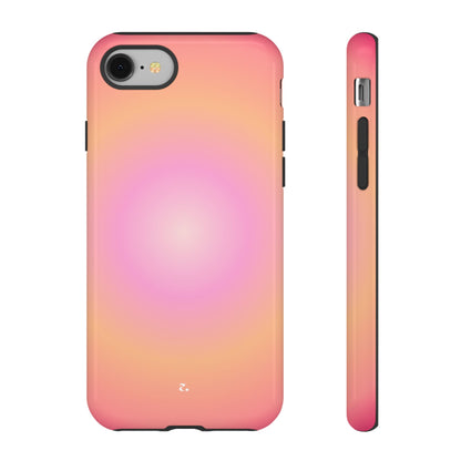 Orange Aura Tough Phone Case