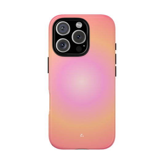 Orange Aura Tough Phone Case