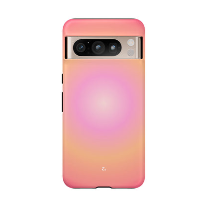 Orange Aura Tough Phone Case