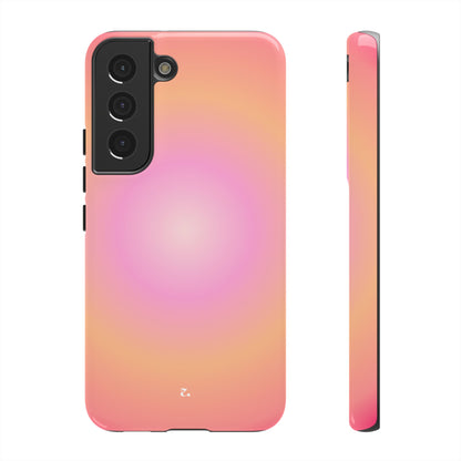 Orange Aura Tough Phone Case