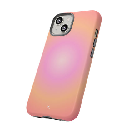 Orange Aura Tough Phone Case