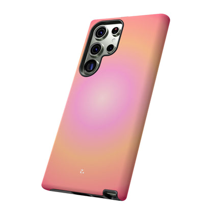 Orange Aura Tough Phone Case