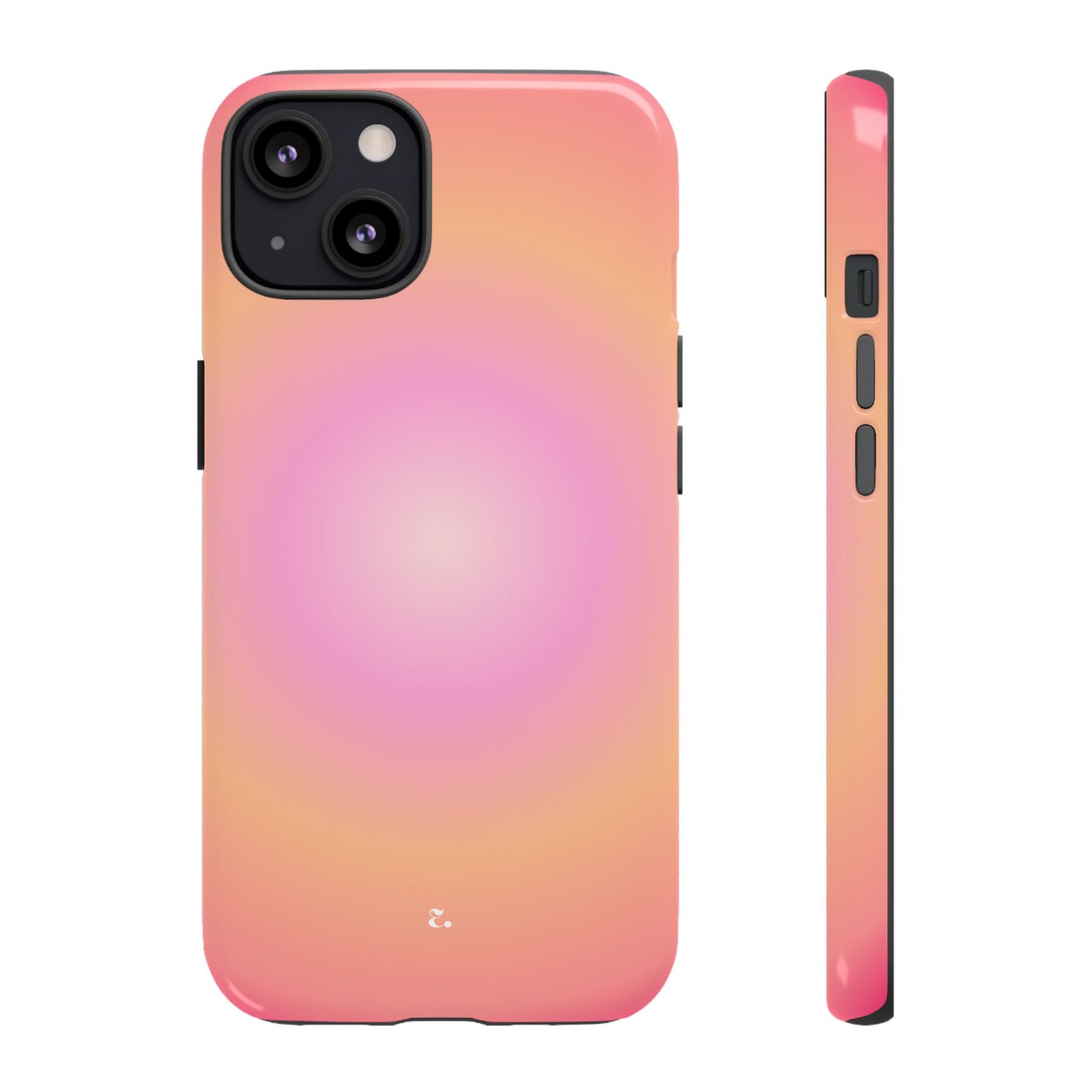 Orange Aura Tough Phone Case