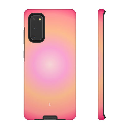 Orange Aura Tough Phone Case