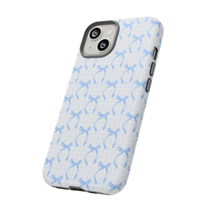 Blue Bow Tough Case