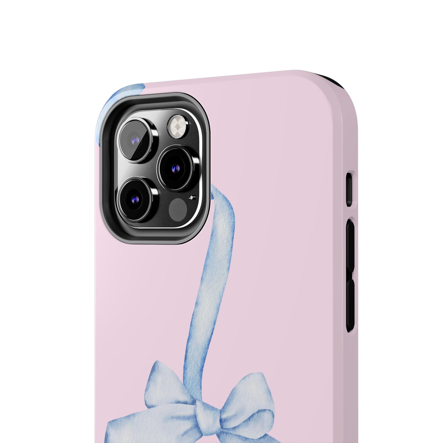 Blue Bow Pink Tough Case