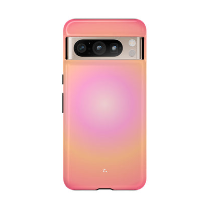 Orange Aura Tough Phone Case