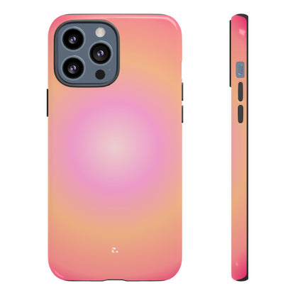 Orange Aura Tough Phone Case