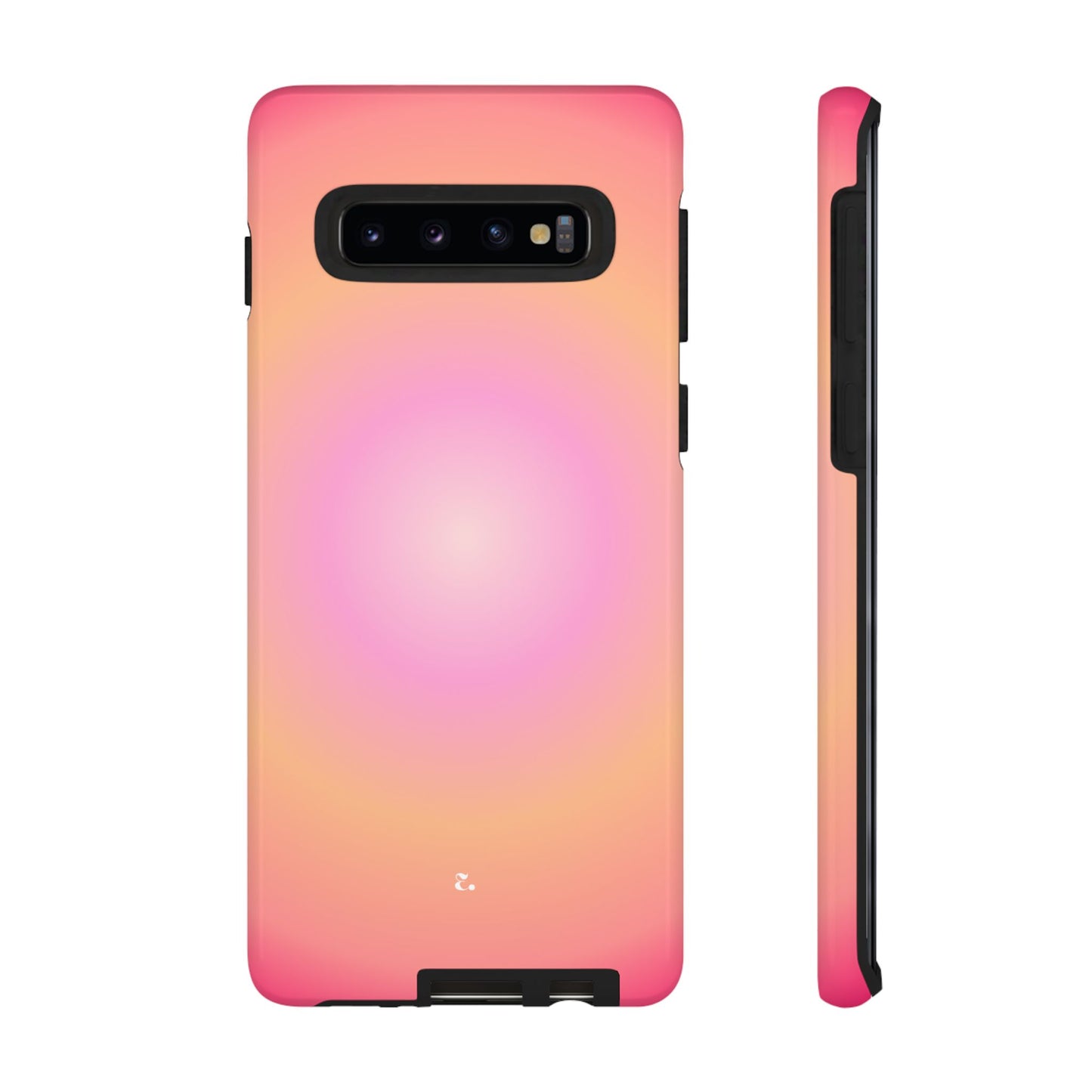 Orange Aura Tough Phone Case