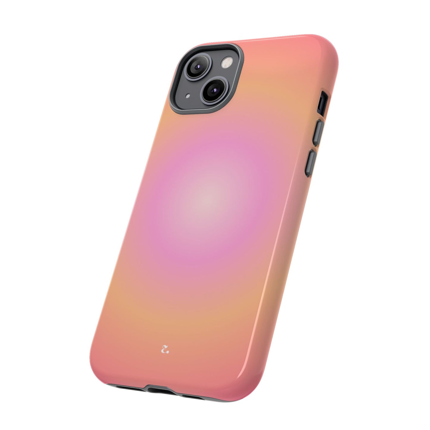 Orange Aura Tough Phone Case