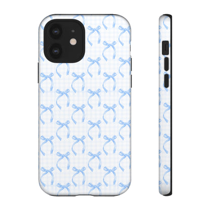 Blue Bow Tough Case