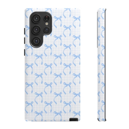 Blue Bow Tough Case