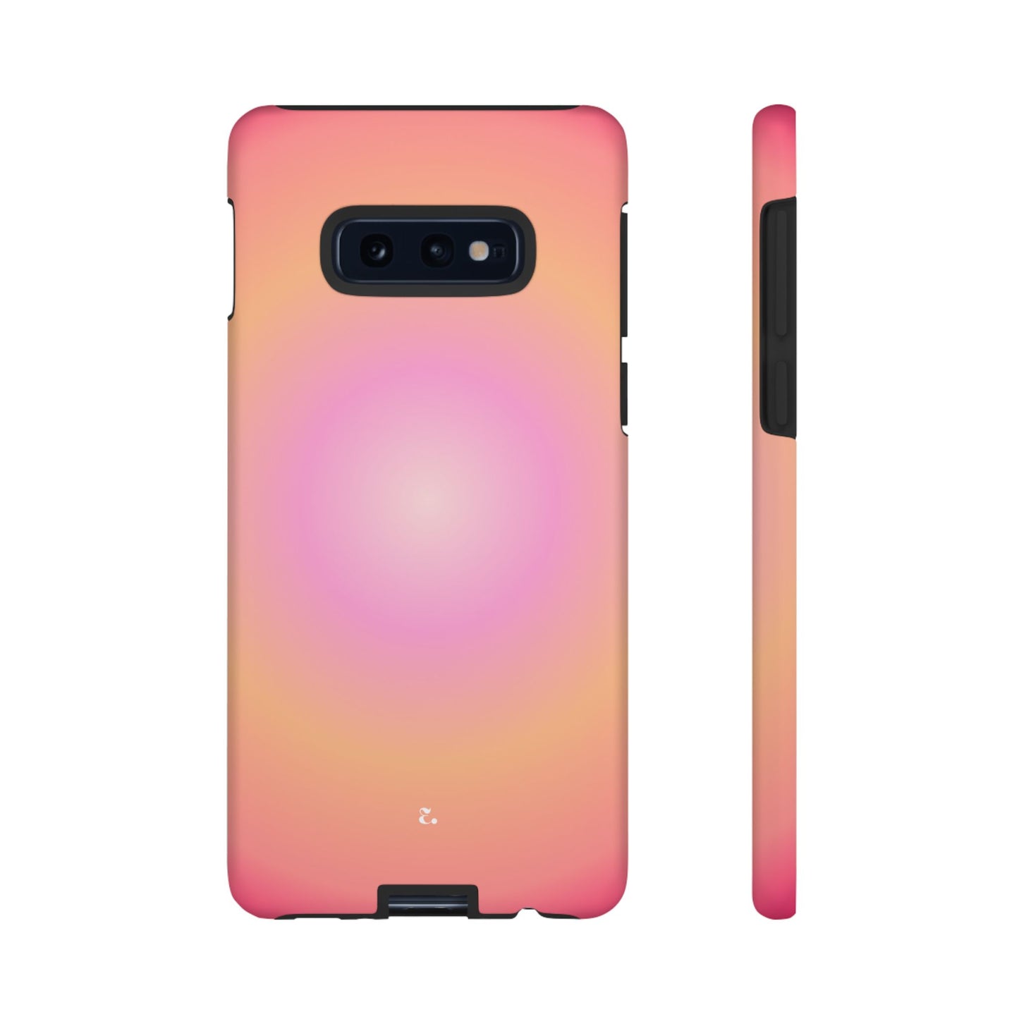 Orange Aura Tough Phone Case