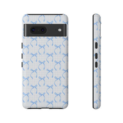 Blue Bow Tough Case