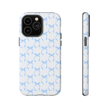 Blue Bow Tough Case