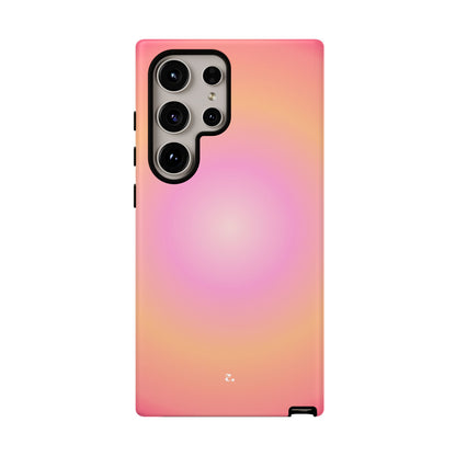 Orange Aura Tough Phone Case