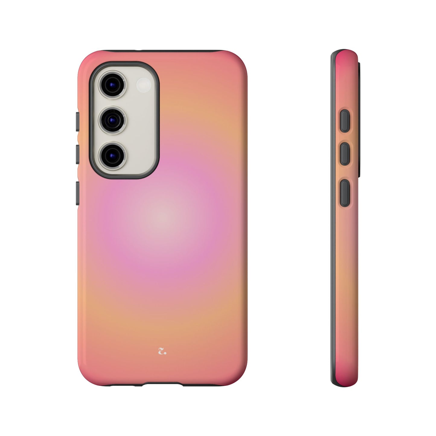 Orange Aura Tough Phone Case