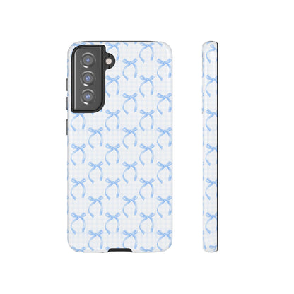 Blue Bow Tough Case