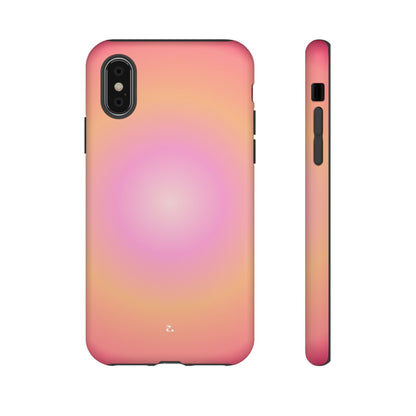 Orange Aura Tough Phone Case