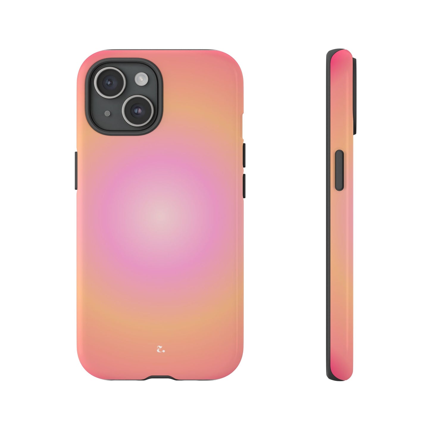 Orange Aura Tough Phone Case