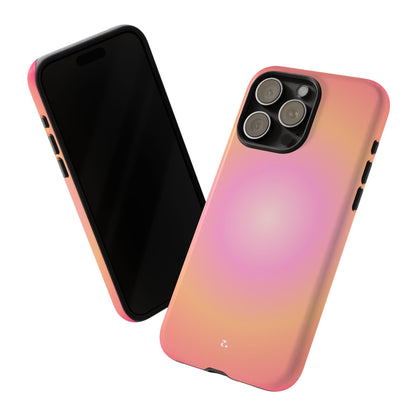 Orange Aura Tough Phone Case