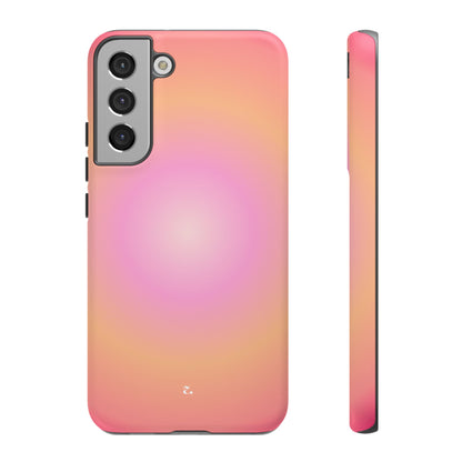 Orange Aura Tough Phone Case