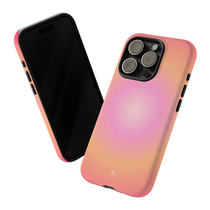 Orange Aura Tough Phone Case