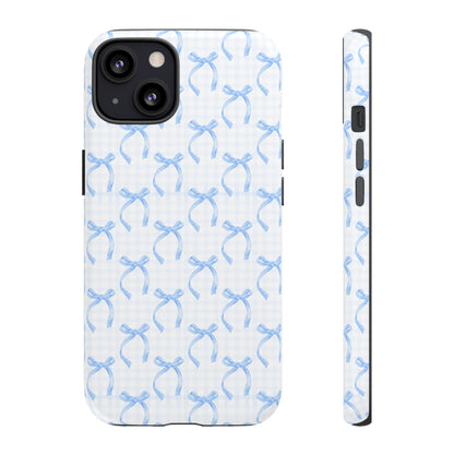 Blue Bow Tough Case