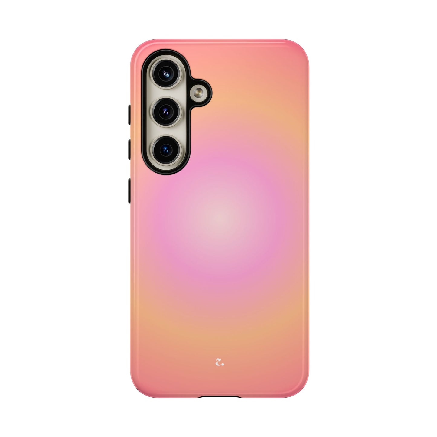 Orange Aura Tough Phone Case