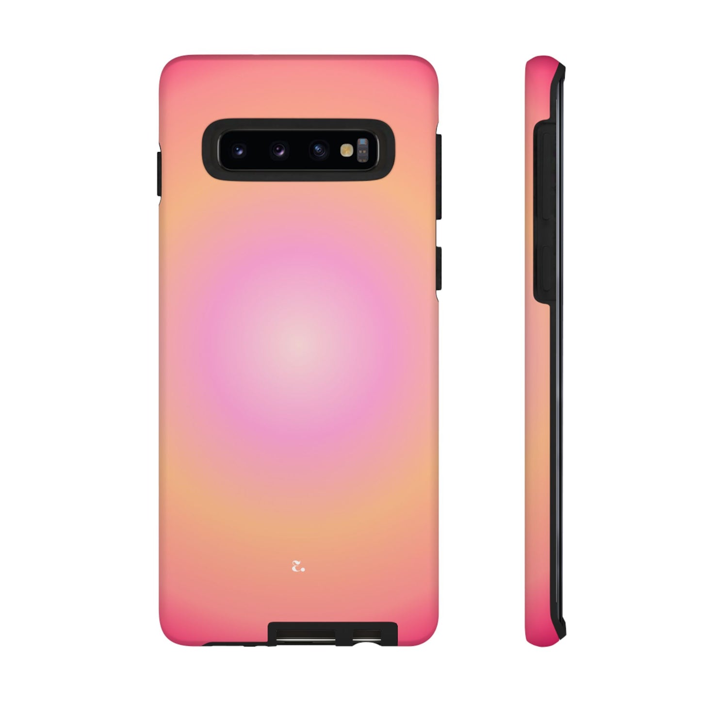 Orange Aura Tough Phone Case