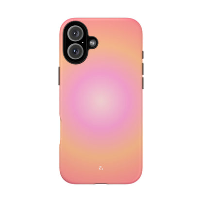 Orange Aura Tough Phone Case