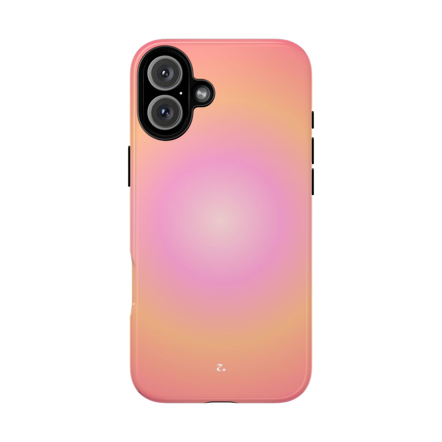 Orange Aura Tough Phone Case