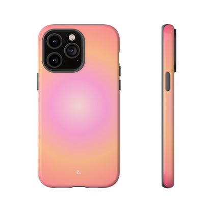 Orange Aura Tough Phone Case