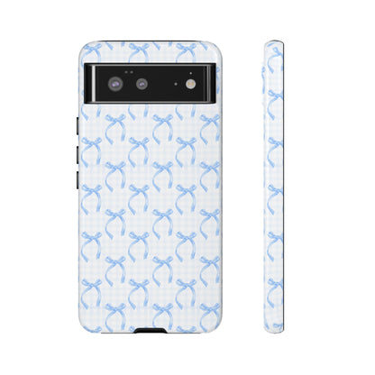 Blue Bow Tough Case