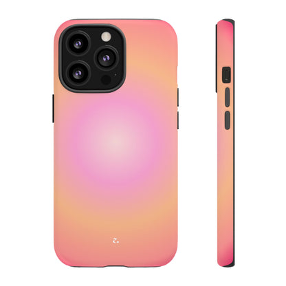 Orange Aura Tough Phone Case