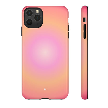 Orange Aura Tough Phone Case