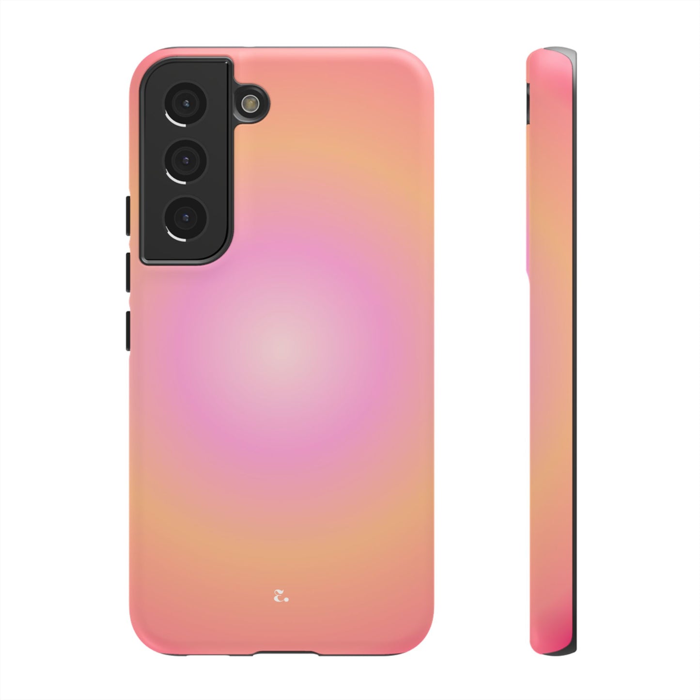 Orange Aura Tough Phone Case