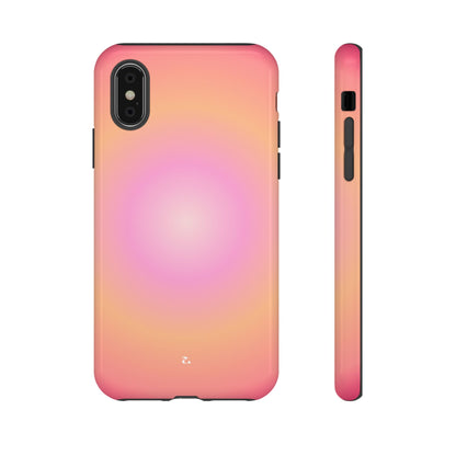 Orange Aura Tough Phone Case